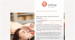 Desktop Screenshot of einklang.ch